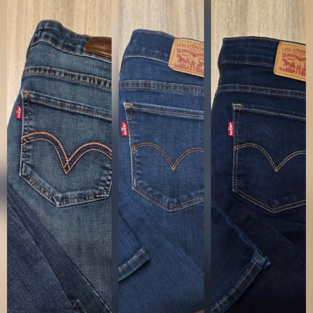 Levi's Dark Blue Denim Jeans